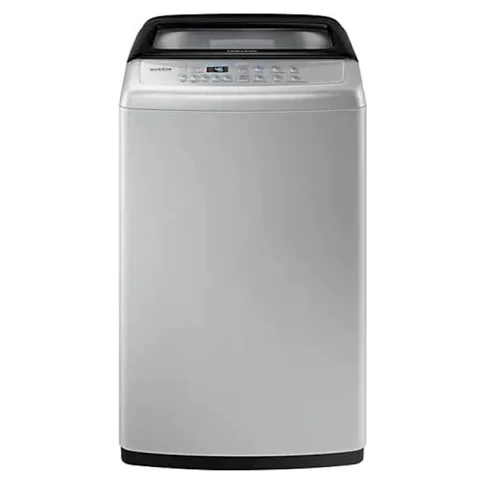Lavadora Samsung de carga superior gris
